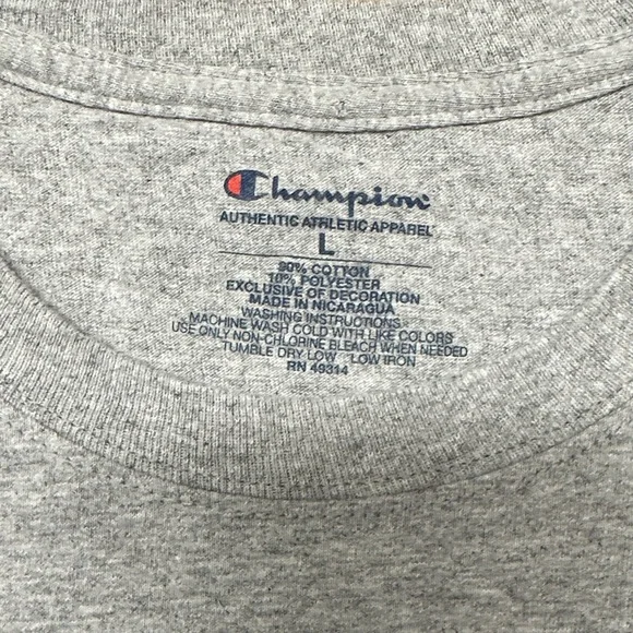 Champion Gray Tiffin University Wrestling Tee - Picture 6 of 6